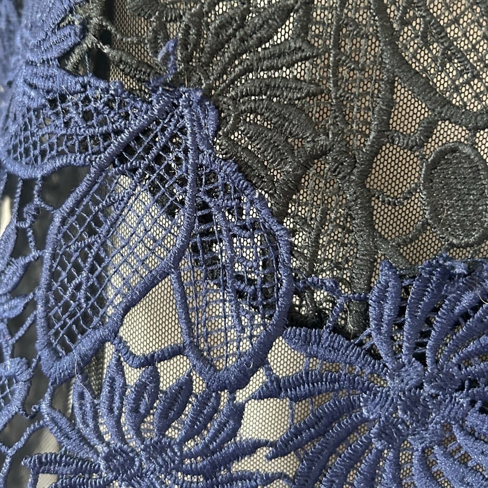 Anthropologie Deletta Sheer Floral Lace Top - Picture 4 of 10